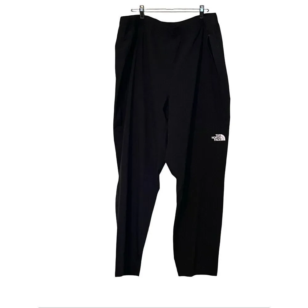 The North Face Black Stretch Drawstring Sunriser Running Trouser Pants Size 2XL